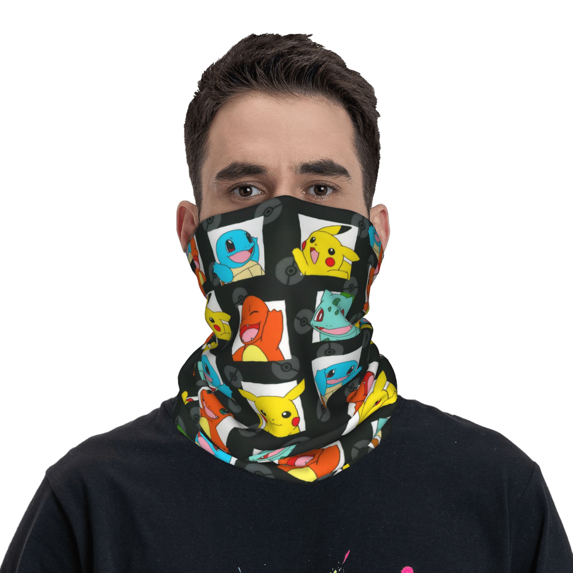 Cartoon Monsters Bandana Neck  - Sports Mask Breathable 评论和价格